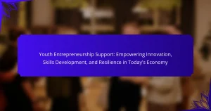 Youth Entrepreneurship Support: Empowering Innovation, Skills Development, and Resilience in Today’s Economy